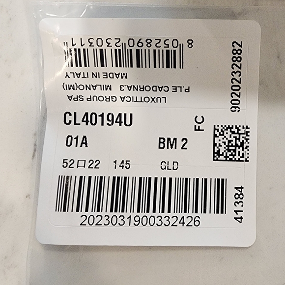 Celine Triomphe Logo Black Oval Sunglasses 52mm CL40194U - Picture 8 of 8